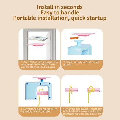 Hanging automated toy for cats